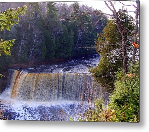 Tahquamenon Falls Metal Print featuring the photograph Tahquamenon Falls #1 by Kathleen Luther