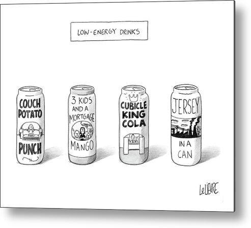 Energy Metal Print featuring the drawing New Yorker March 5th, 2007 by Glen Le Lievre