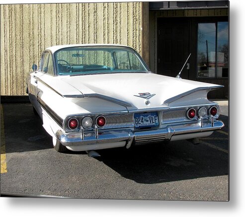 1960 Metal Print featuring the photograph 1960 Impala by Steven Parker