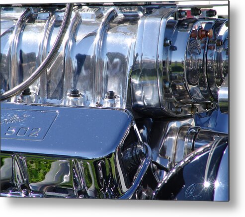 502 Metal Print featuring the photograph 502 Big Block by Chris Thomas