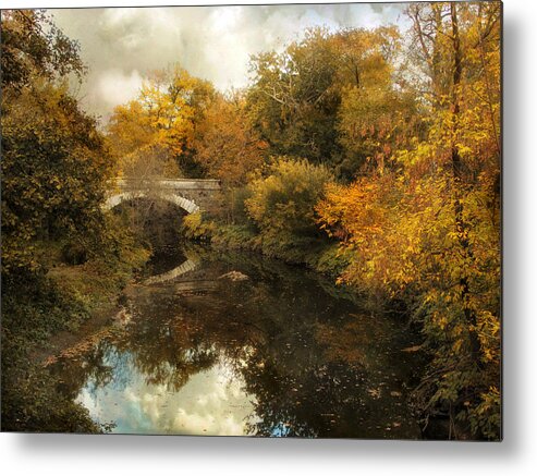 Nature Metal Print featuring the photograph A Distant Bridge #2 by Jessica Jenney