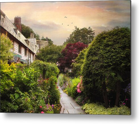 Spring Metal Print featuring the photograph An English Garden #2 by Jessica Jenney