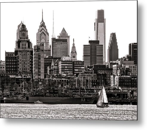 Philadelphia Metal Print featuring the photograph Center City Philadelphia by Olivier Le Queinec