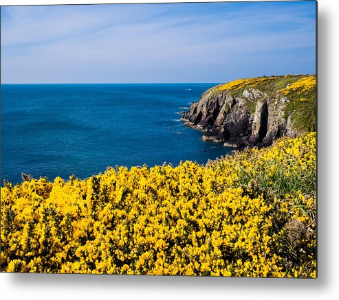 Birth Place Metal Print featuring the photograph St Non's Bay Pembrokeshire #2 by Mark Llewellyn
