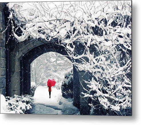 Winter Metal Print featuring the photograph Winter's Lace #2 by Jessica Jenney