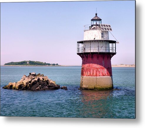 Lighthouses Metal Print featuring the photograph Bug Light by Janice Drew