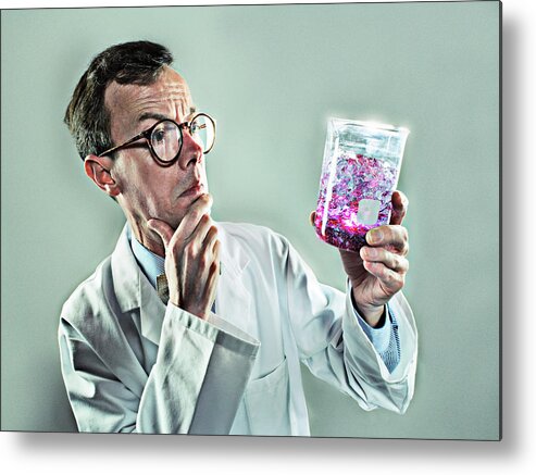 Chemical Metal Print featuring the photograph Chemistry by Coneyl Jay/science Photo Library