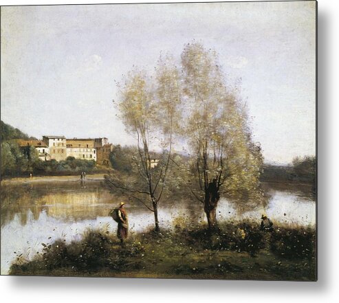 Horizontal Metal Print featuring the photograph Corot, Jean-baptiste Camille 1796-1875 #4 by Everett