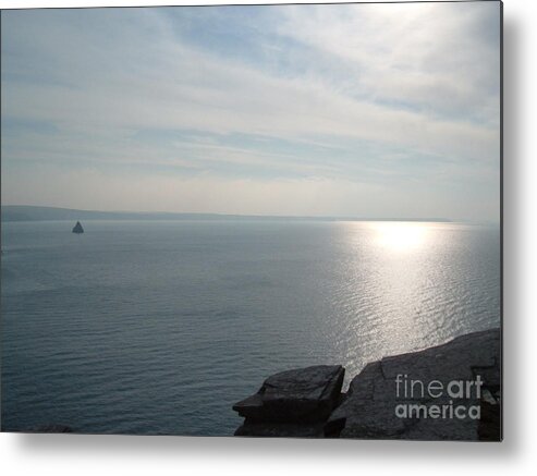 Tintagel Metal Print featuring the photograph A King's View by Richard Brookes