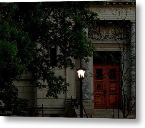 Old Building Metal Print featuring the photograph Twilight by Wild Thing