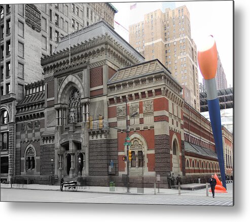 Philadelphia Metal Print featuring the photograph Academy of the Fine Arts by Eric Nagy