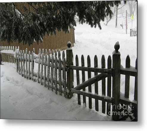 Blizzard Metal Print featuring the photograph After the Blizzard by Christopher Plummer