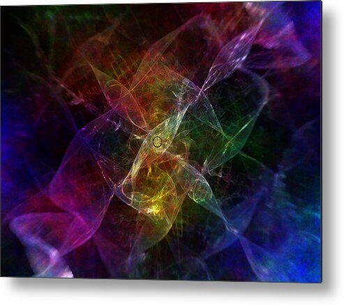 Chaos Metal Print featuring the digital art Ahead of Time by Jeff Iverson