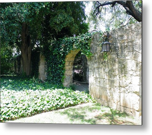 Wall Metal Print featuring the photograph Alamo Defenders Wall by The GYPSY