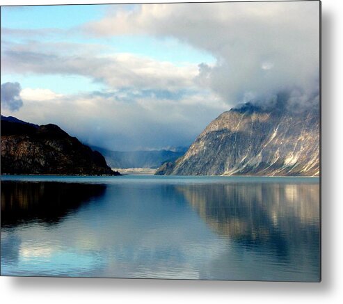 Glacier Bay Metal Print featuring the photograph Alaskan Splendor by Karen Wiles