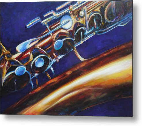 Alto Metal Print featuring the painting Alto by Shannon Grissom