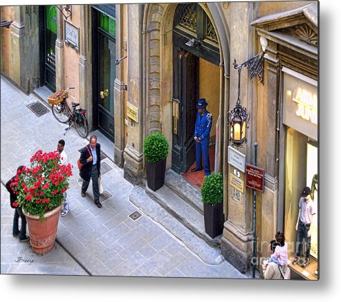 Florence Metal Print featuring the photograph Another Day in Florence by Jennie Breeze