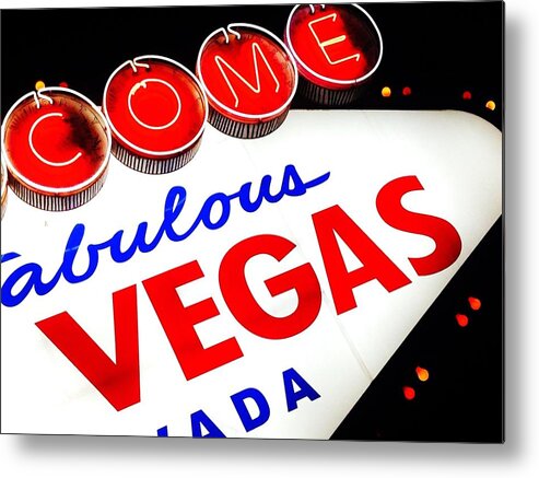 Las Vegas Metal Print featuring the photograph Anytime by Benjamin Yeager