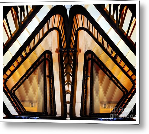 Abstract Metal Print featuring the photograph Art Deco by Marcia Lee Jones