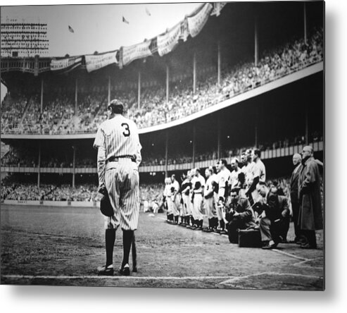 Babe Metal Print featuring the photograph Babe Ruth Poster by Gianfranco Weiss