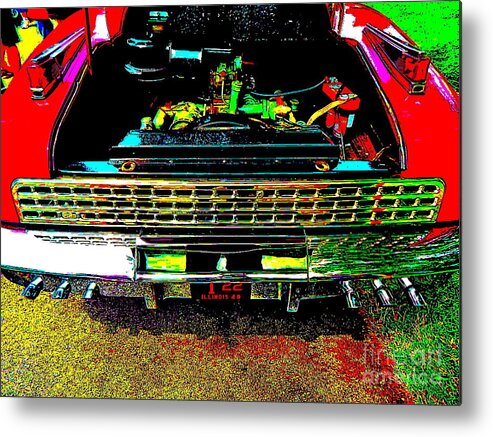 Bahre Car Show Metal Print featuring the photograph Bahre Car Show 205 by George Ramos