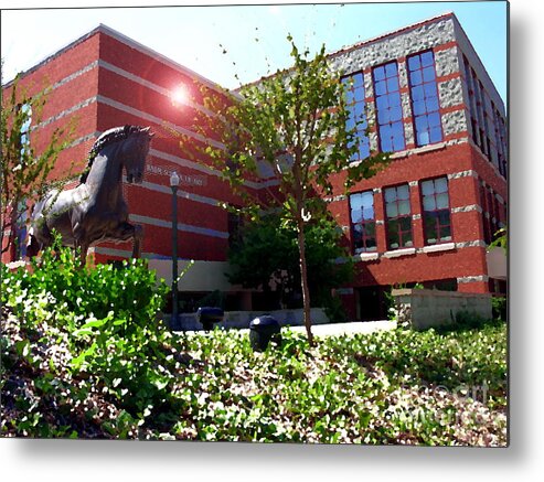 Baum School Of Art Metal Print featuring the photograph Baum School of Art - Allentown PA by Jacqueline M Lewis