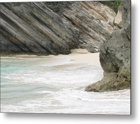 Bermuda Metal Print featuring the photograph Bermuda Beach by Natalie Rotman Cote