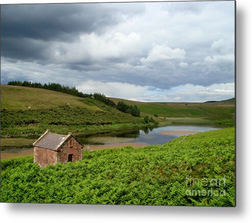 Landscape Metal Print featuring the photograph Black Springs Measuring House by Yvonne Johnstone