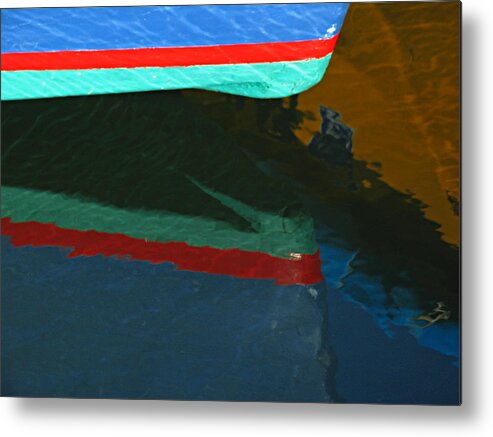 Bow Metal Print featuring the photograph Bow Reflection by Juergen Roth