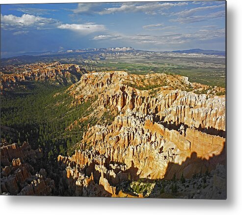 Feb0514 Metal Print featuring the photograph Bryce Canyon Np From Bryce Point Utah by Tim Fitzharris