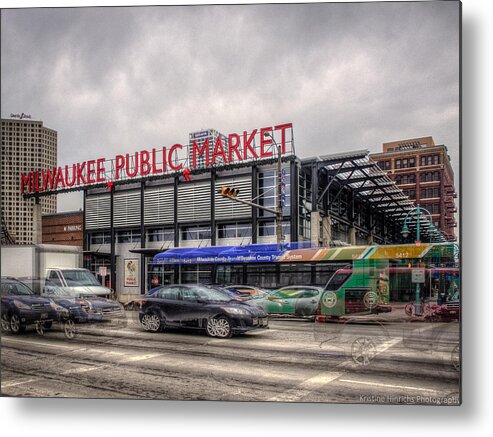 Architecture Metal Print featuring the photograph Busy Day by Kristine Hinrichs