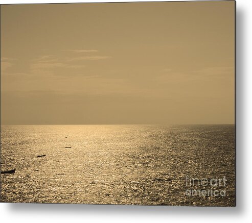 Kovalam Beach 2012 Metal Print featuring the photograph Calm Arabian Sea by Mini Arora