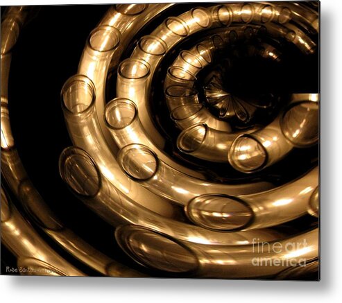 Candle Metal Print featuring the photograph Candle Abstract 2 by Rose Santuci-Sofranko