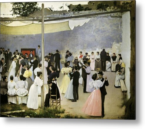 Horizontal Metal Print featuring the photograph Casas I Carbo, Ramn 1866-1932. Evening by Everett