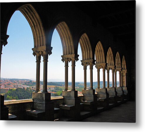 Architecture Metal Print featuring the photograph Castel Leiria by Gerry Bates