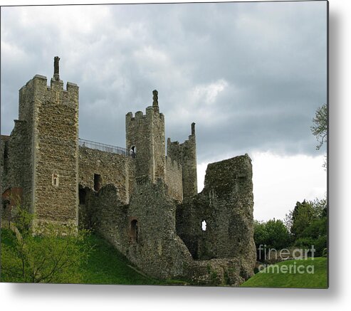Castle Metal Print featuring the photograph Castle Curtain Wall by Ann Horn