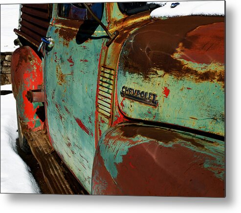 Chevy Metal Print featuring the photograph Arroyo Seco Chevy by Gia Marie Houck