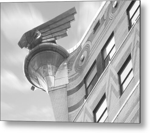 Vintage Architecture Metal Print featuring the photograph Chrysler Building 4 by Mike McGlothlen