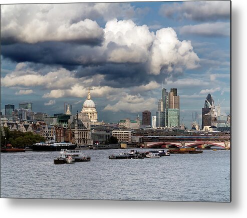 Financial District Metal Print featuring the photograph City Of London by Daniel Sambraus