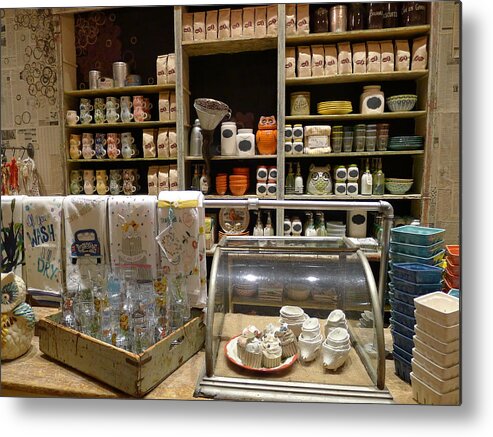 Coffee Metal Print featuring the photograph Coffee Shoppe by Richard Reeve