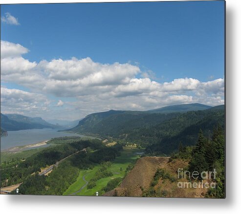  Metal Print featuring the photograph Columbia River Gorge by Mars Besso