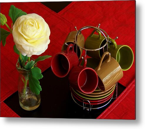 Still Life Metal Print featuring the photograph Comfort Zone by Rodney Lee Williams