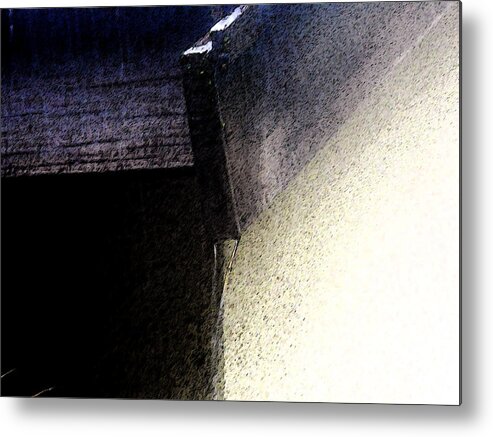 Roof Metal Print featuring the digital art Corner Of The Roof by Eric Forster