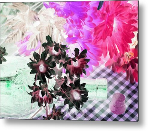Flower Metal Print featuring the photograph Country Charm - PhotoPower 376 by Pamela Critchlow