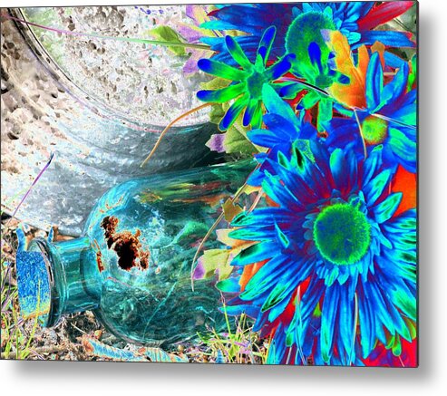 Flower Metal Print featuring the photograph Country Summer - PhotoPower 1520 by Pamela Critchlow
