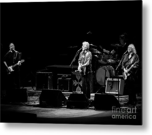Crosby Metal Print featuring the photograph Crosby Stills and Nash by David Rucker