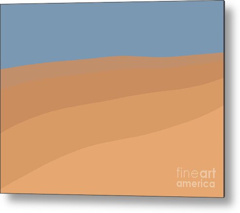 Desert Metal Print featuring the painting Desert Sky by Henry Manning