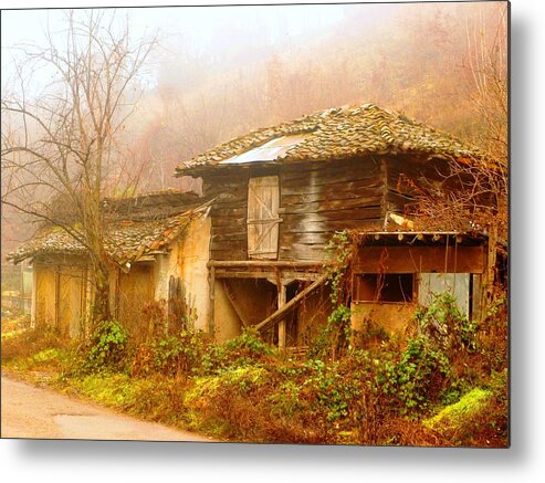 Old Metal Print featuring the photograph Deserted by Rumiana Nikolova