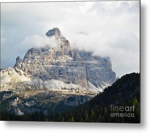 Travel Metal Print featuring the photograph Dolomites of Italy by Elvis Vaughn