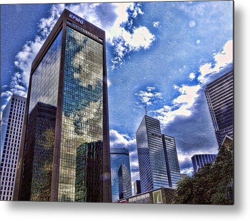 Downtown Metal Print featuring the photograph Downtown Dallas by Kathy Churchman